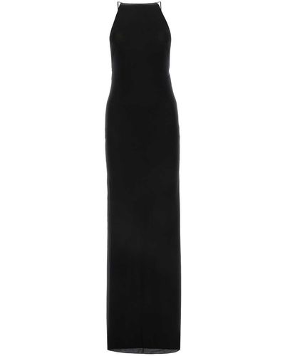 Coperni Stretch Nylon Triangle Dress - Black