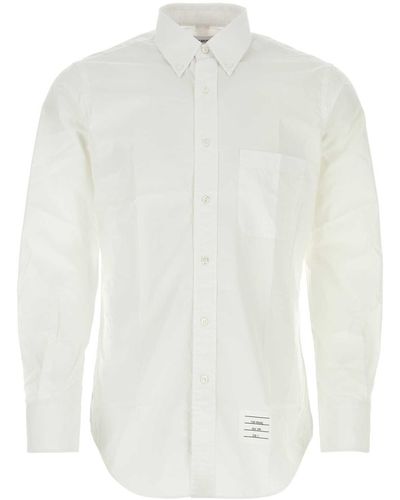 Thom Browne Popeline Shirt - White