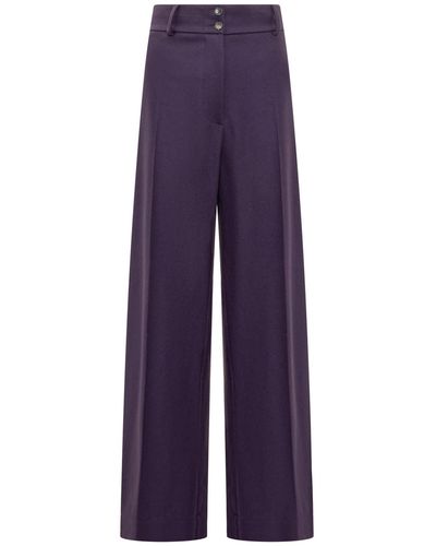 Etro Long Trousers - Purple