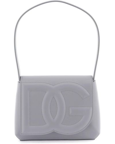 Dolce & Gabbana Dg Logo Shoulder Bag - Gray