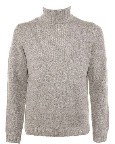 Aspesi Wool Blend Turtleneck Sweater - Gray