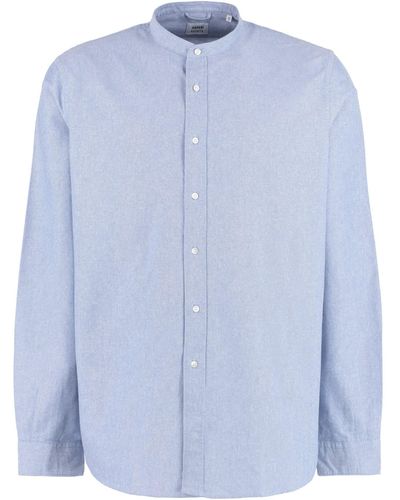 Aspesi Long Sleeve Cotton Shirt - Blue