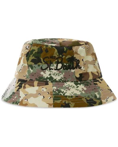 Mc2 Saint Barth Camouflage Bucket Hat - Green