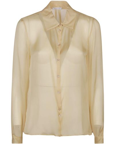 Patrizia Pepe Long Sleeve Shirt - Natural