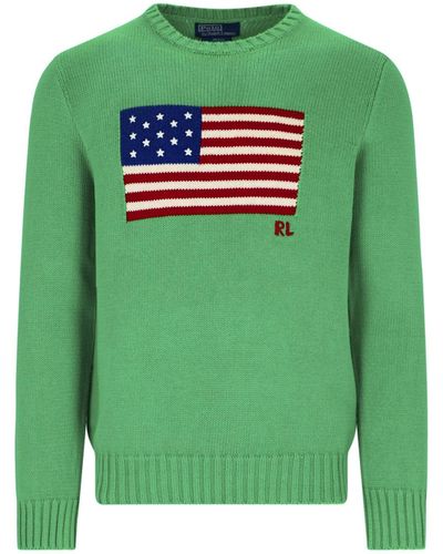 Ralph Lauren Iconic Embroidery Jumper - Green