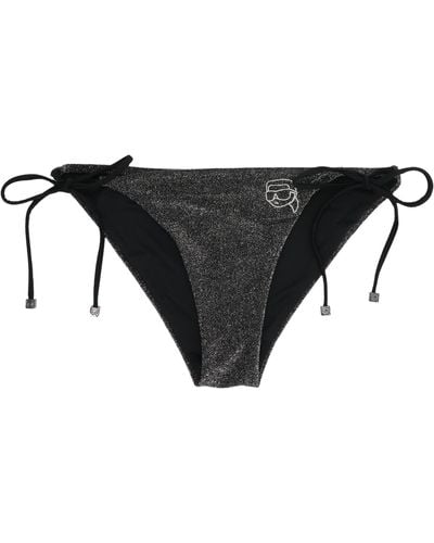 Karl Lagerfeld Ikonik 2.0 Bikini Bottom - Black