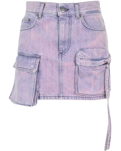 Dondup Cargo Skirt - Purple