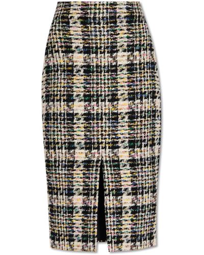 Alexander McQueen Tweed Skirt - Multicolor