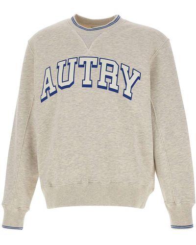 Autry Main Apparel Cotton Sweatshirt - White
