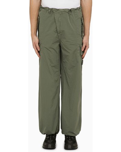 C.P. Company Agave Nylon Cargo Trousers - Green