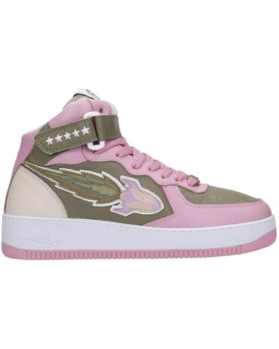 ENTERPRISE JAPAN Trainers In Leather - Pink