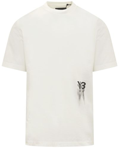 Y-3 Y-3 Gfx T-shirt - White