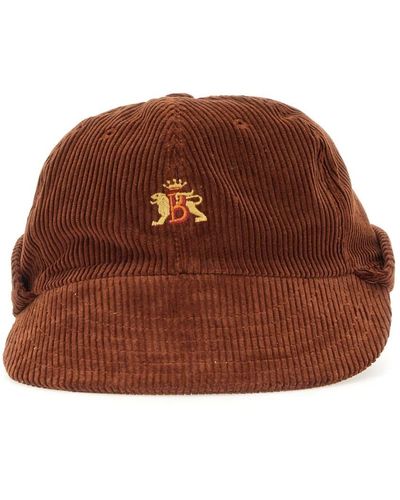 Baracuta Hat With Logo - Brown