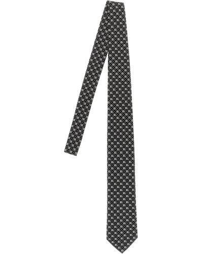 Dolce & Gabbana Logo Tie Ties, Papillon - Black