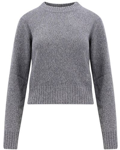 Ami Paris Crew Neck Sweater - Gray
