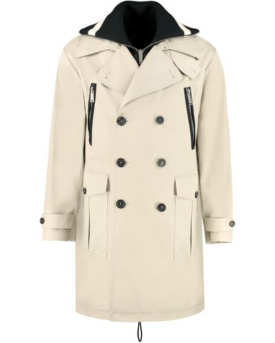 DSquared² Double-breasted Trench Coat - Natural