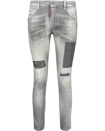 DSquared² Cool Girl 5-Pocket Jeans - Gray