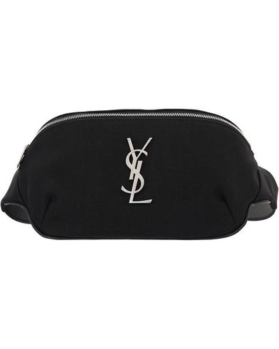 Saint Laurent Classic Monogram Belt Bag - Black