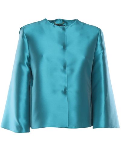 Alberta Ferretti Turquoise Blouse - Blue