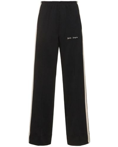 Palm Angels Cotton Track Trousers - Black