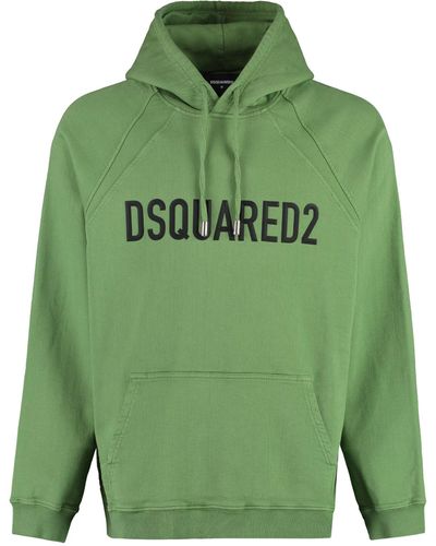 DSquared² Herca Cotton Hoodie - Green