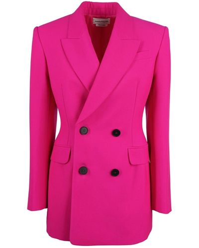 Alexander McQueen Jackets Fuchsia - Pink