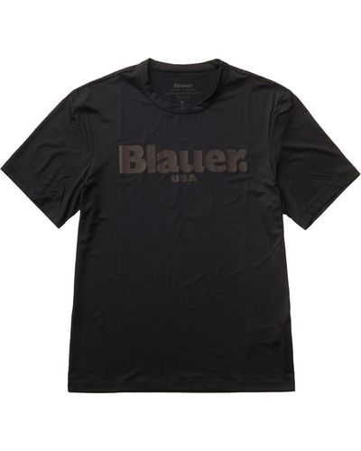 Blauer Technical T-Shirt - Black