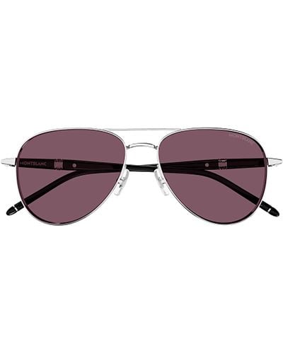 Montblanc Pilot Frame Sunglasses - Purple