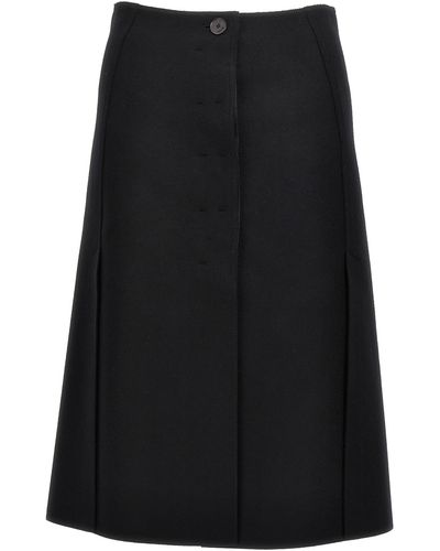 Lanvin Wool Skirt Skirts - Black
