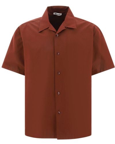 Jil Sander Short-Sleeved Shirt - Brown