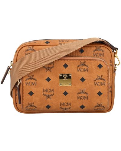 MCM Aren Vi Crossbody - Brown