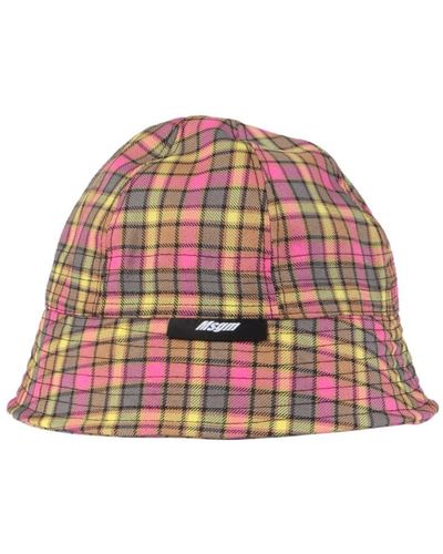 MSGM Color Other Materials Hat - Multicolor