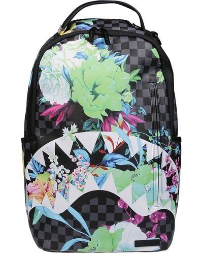 Sprayground Neon Floral Backpack - Green