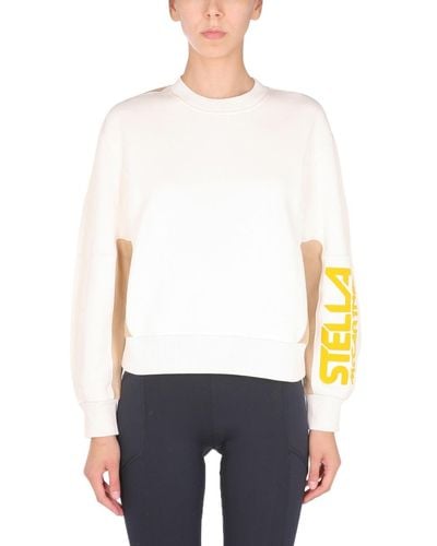 Stella McCartney Sweatshirt With Logo - White