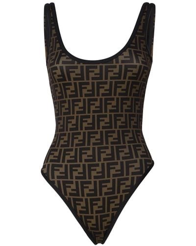 Fendi Lycra Swimsuit - Black