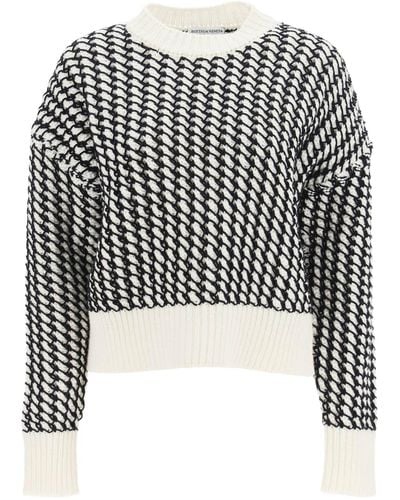 Bottega Veneta Textured Knit Sweater - Black