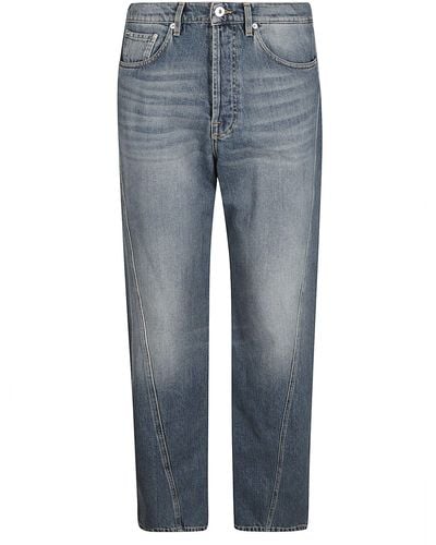 Lanvin Straight Buttoned Jeans - Blue