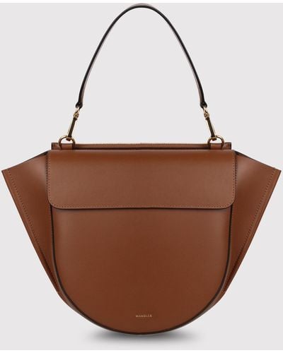 Wandler Medium Hortensia Leather Bag - Brown