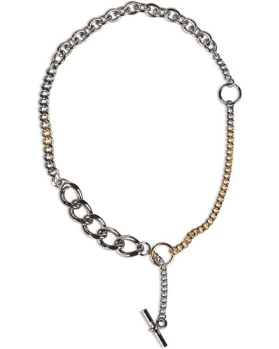 Yohji Yamamoto Round Chain Necklace - Metallic