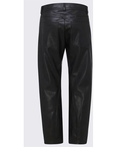 Stella McCartney Faux Leather Pants - Gray