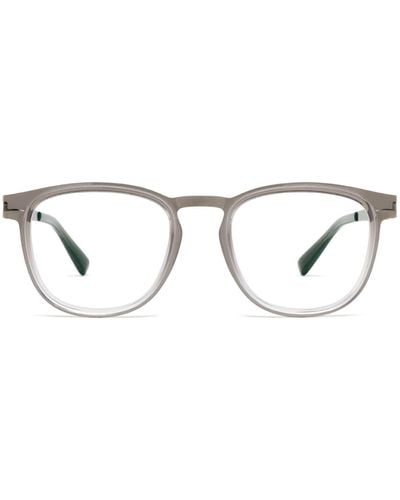 Mykita Cantara A54 Shiny Graphite/grey Gradie Glasses - White