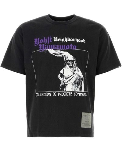 Yohji Yamamoto Cotton X Neighborhood T-Shirt - Black
