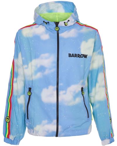 Barrow Cloud Print Jacket - Blue