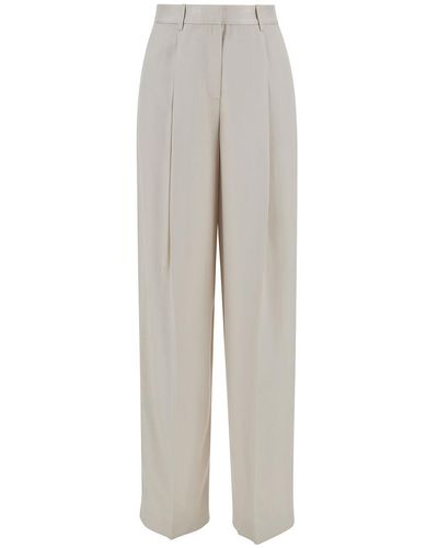 Theory Pants With Pinces Detail - Gray