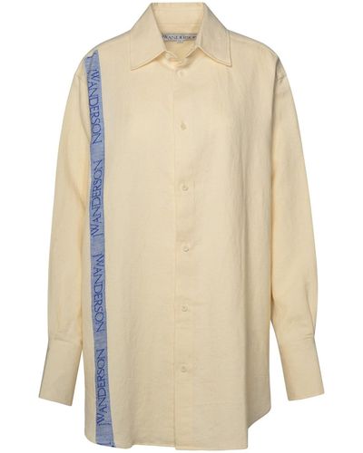 JW Anderson Linen Blend Shirt - White