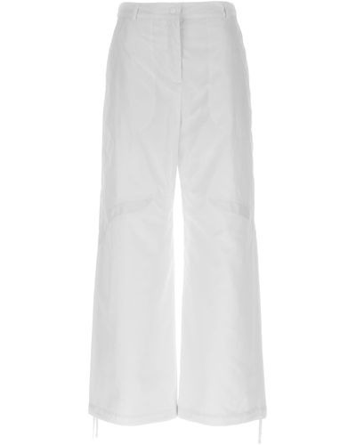 Moncler Nylon Trousers - White