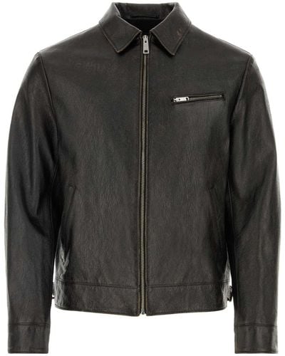 Prada Leather Jacket - Black