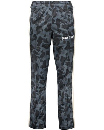 Palm Angels Track-Pants With Decorative Stripes - Grey
