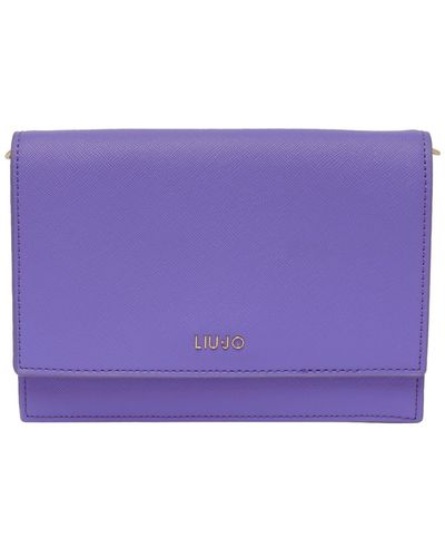 Liu Jo Logo Crossbody Bag - Purple