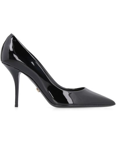 Dolce & Gabbana Patent Leather Pointy-toe Pumps - Black